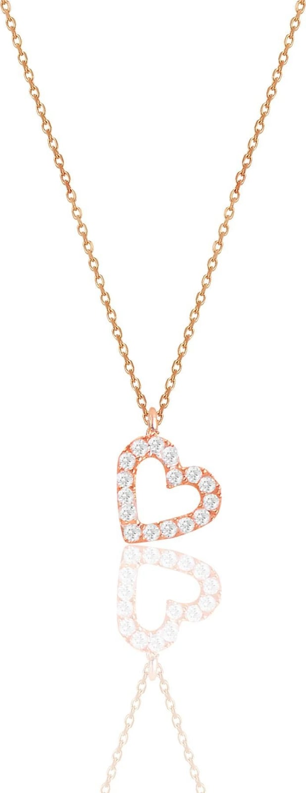 Qafore argjendi, ngjyrë rozë ari, Jumeon, 11870ROS