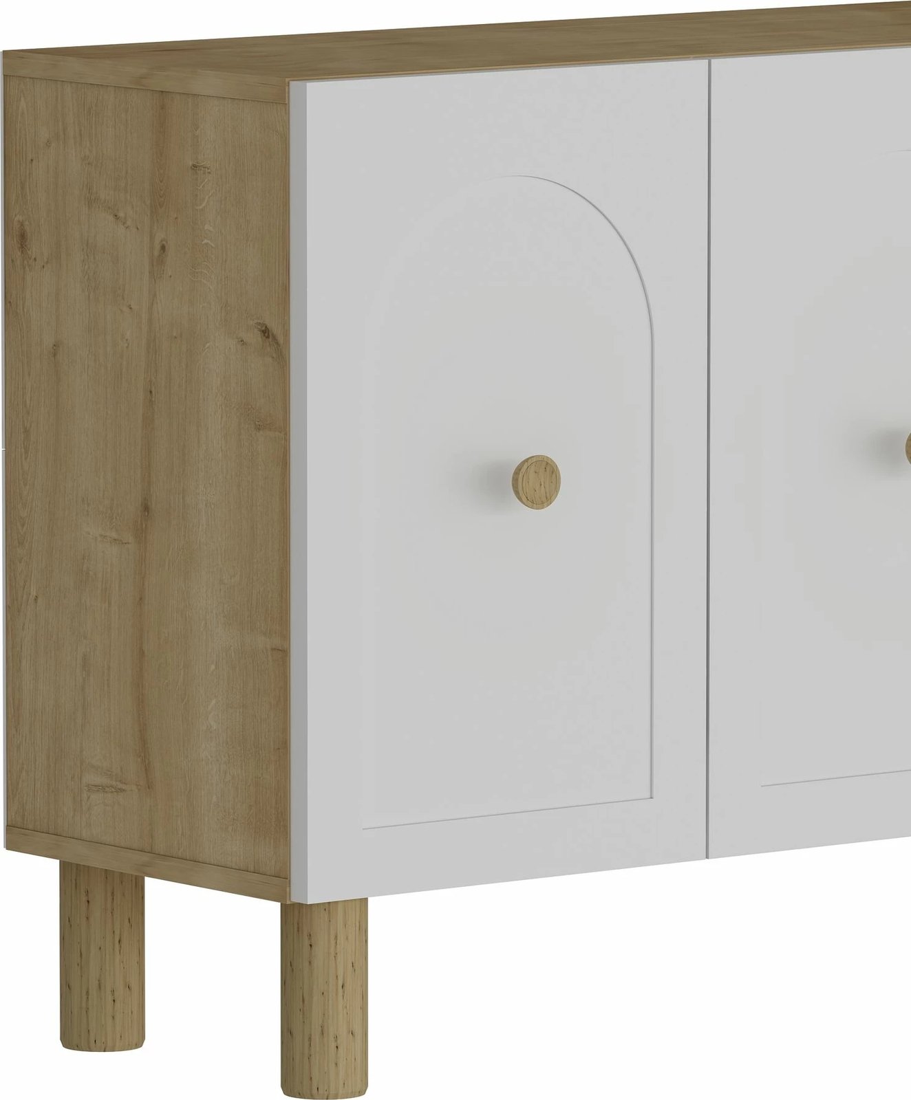 Konsol Skye Decor, Notre KB150 Bohem, lis safir, e bardhë