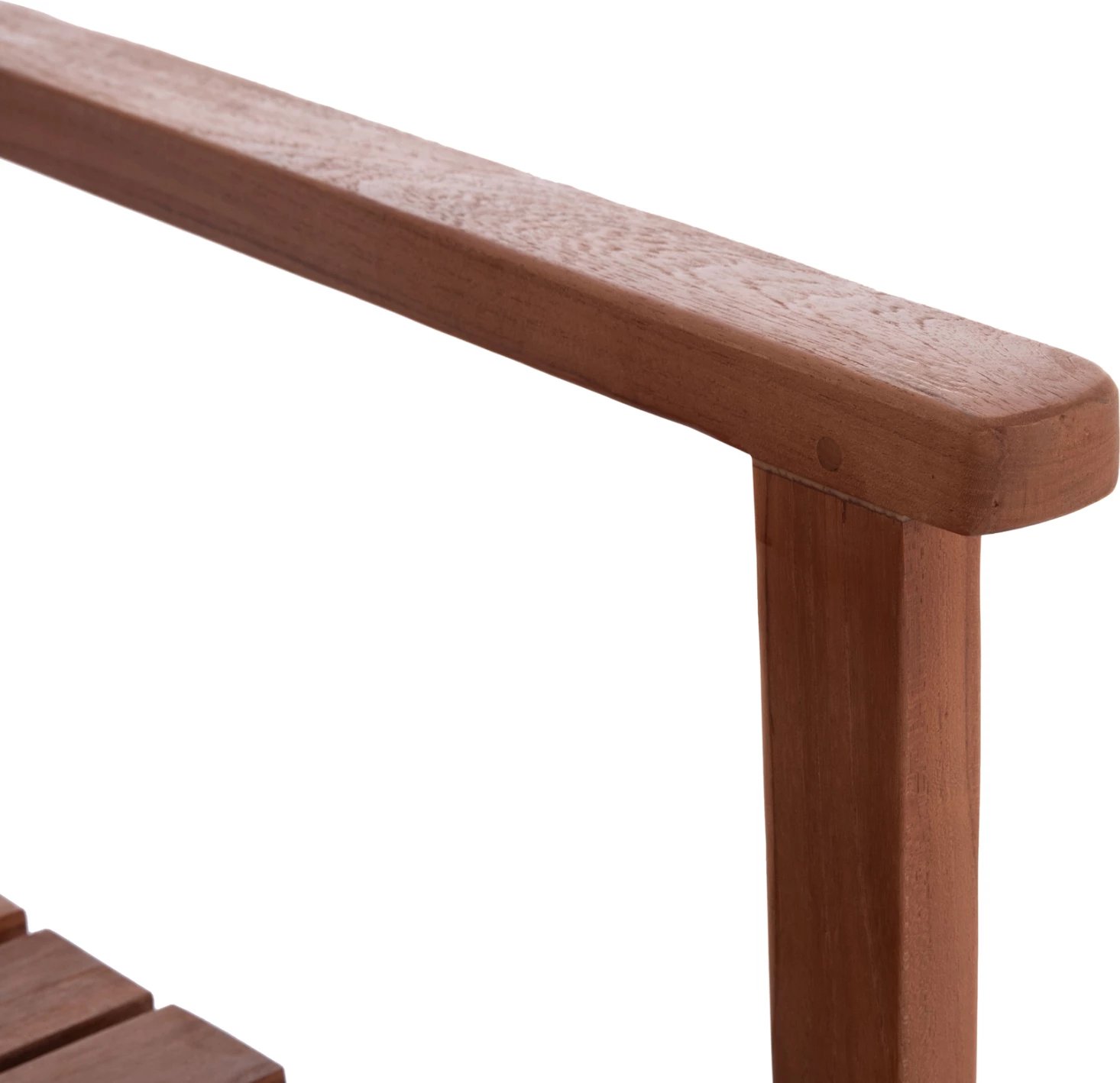 Karrige me krahë KEMPO, dru tik natyral, 58x58.5x88cm