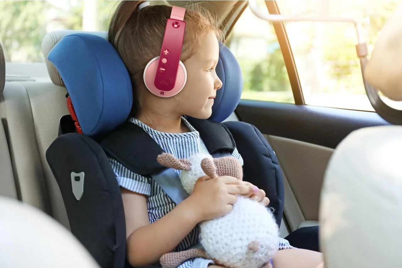 Kufje për fëmijë JVC HA-KD10W, Bluetooth, rozë