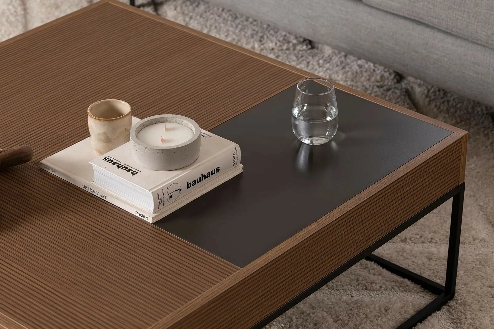 Tavolinë kafeje Hanah Home, Lena, ngjyrë arre