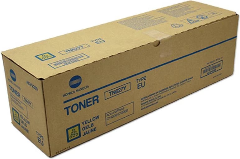 Toner Konica Minolta TN-627Y / TN627, origjinal Type EU, kod ACVV250, verdhë