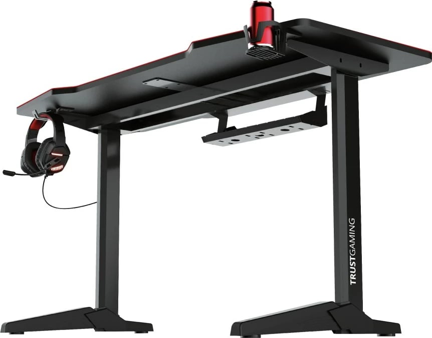 Tavolinë gaming Trust GXT 1175, e kuqe/e zezë