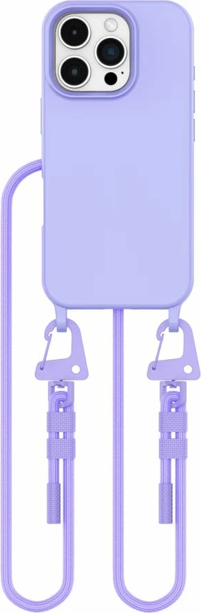 Mbështjellës Tech-Protect MagNecklace me litar për iPhone 16 Pro Max, Violet