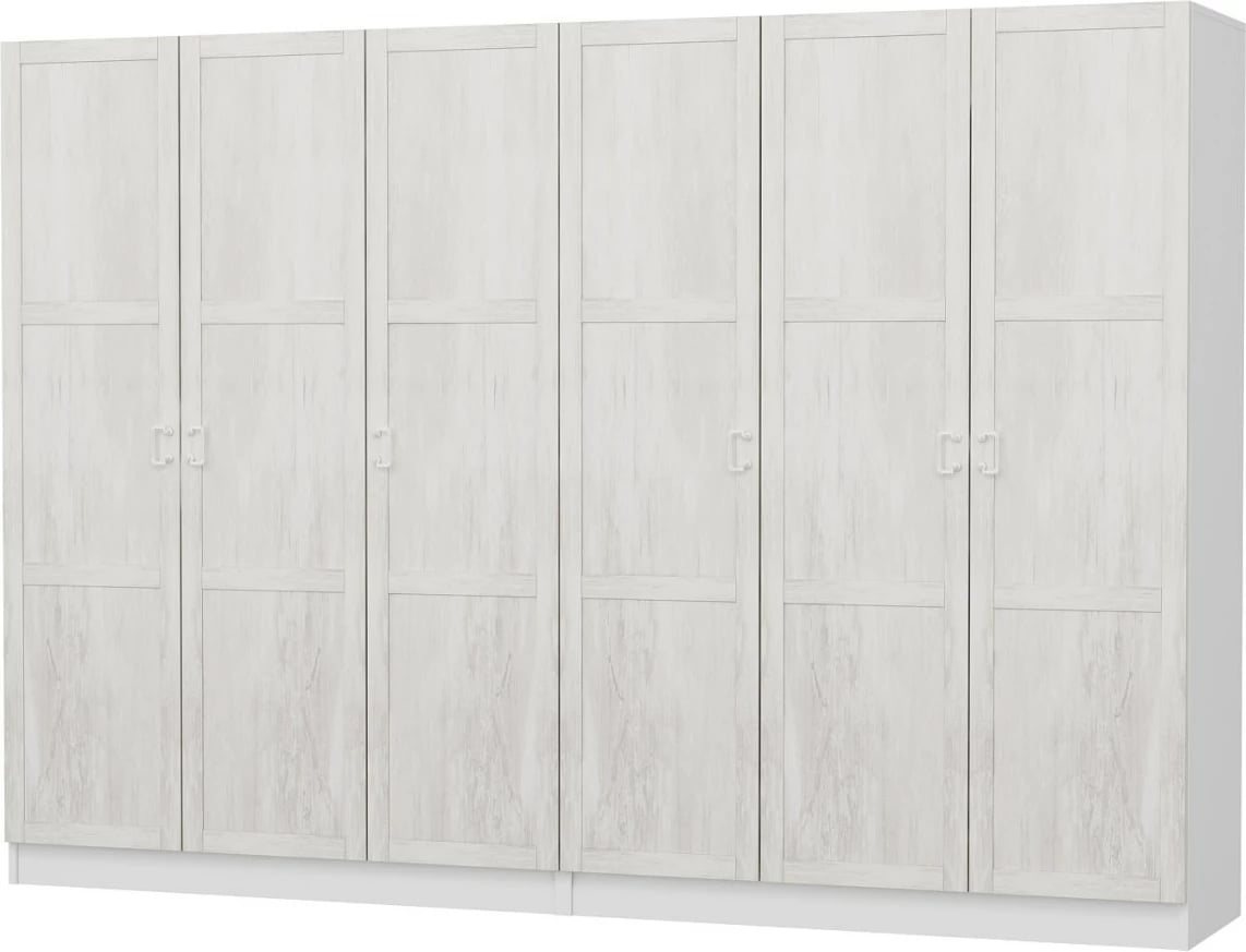 Dollap për dhomë gjumi, ngjyrë e bardhë, Skye Decor, Kale - 2452