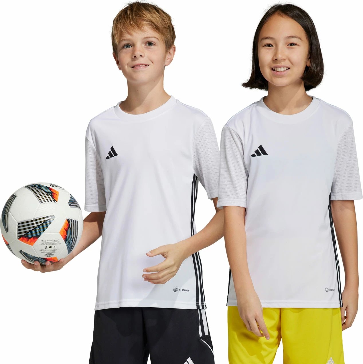 Maicë për fëmijë adidas, e bardhë