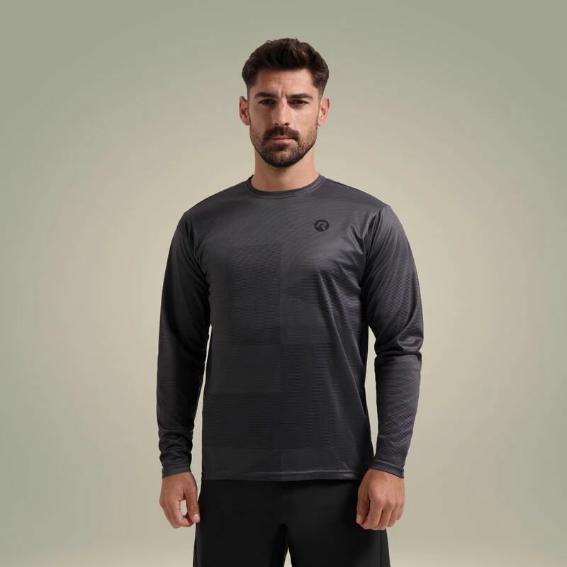 Fanellë e gjatë çiklizmi Yakimasport, gri