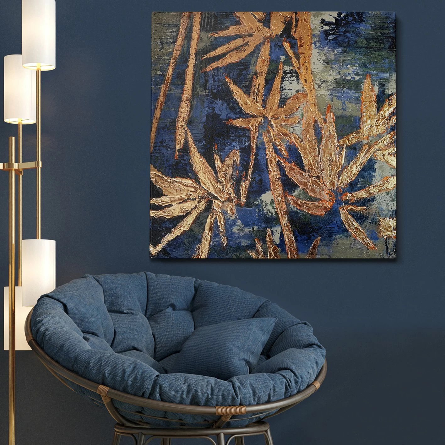 Pikturë dekorative me vaj, shumëngjyrëshe, Wallity, OPG1363417871, 120x120cm