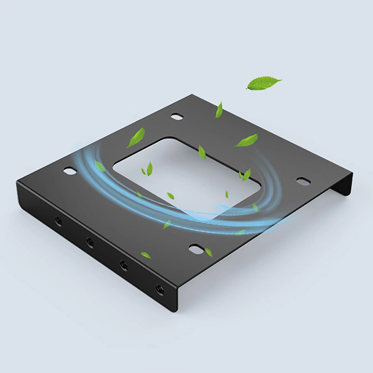 Kasë Orico HB-325-V1 për disk 2.5" në hapësirë 3.5", alumini, e zezë