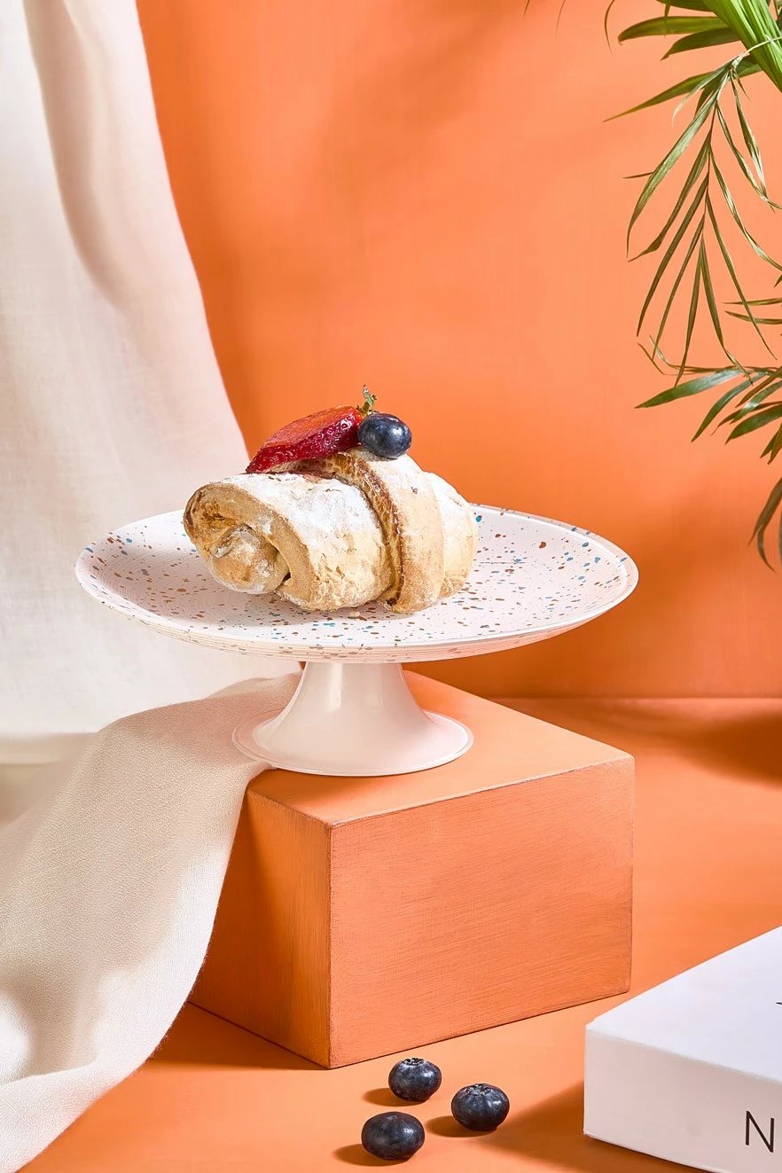 Pjatë për servirje ëmbëlsirash Hermia, Punti 21, e bardhë