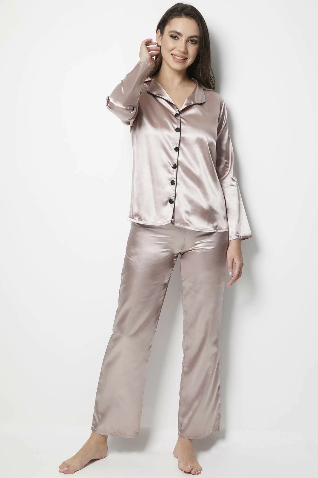 Set pizhamash për gra, Jumeon, 001-018466, latte