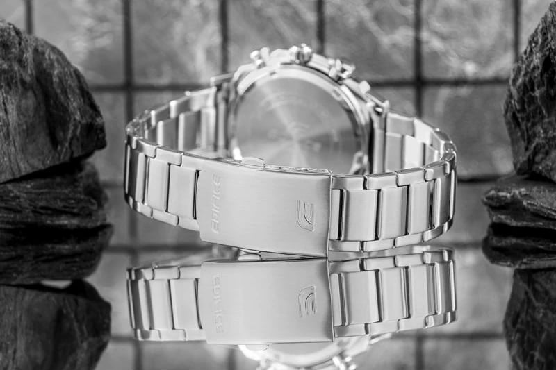 Orë dore për meshkuj Casio Edifice, argjendtë