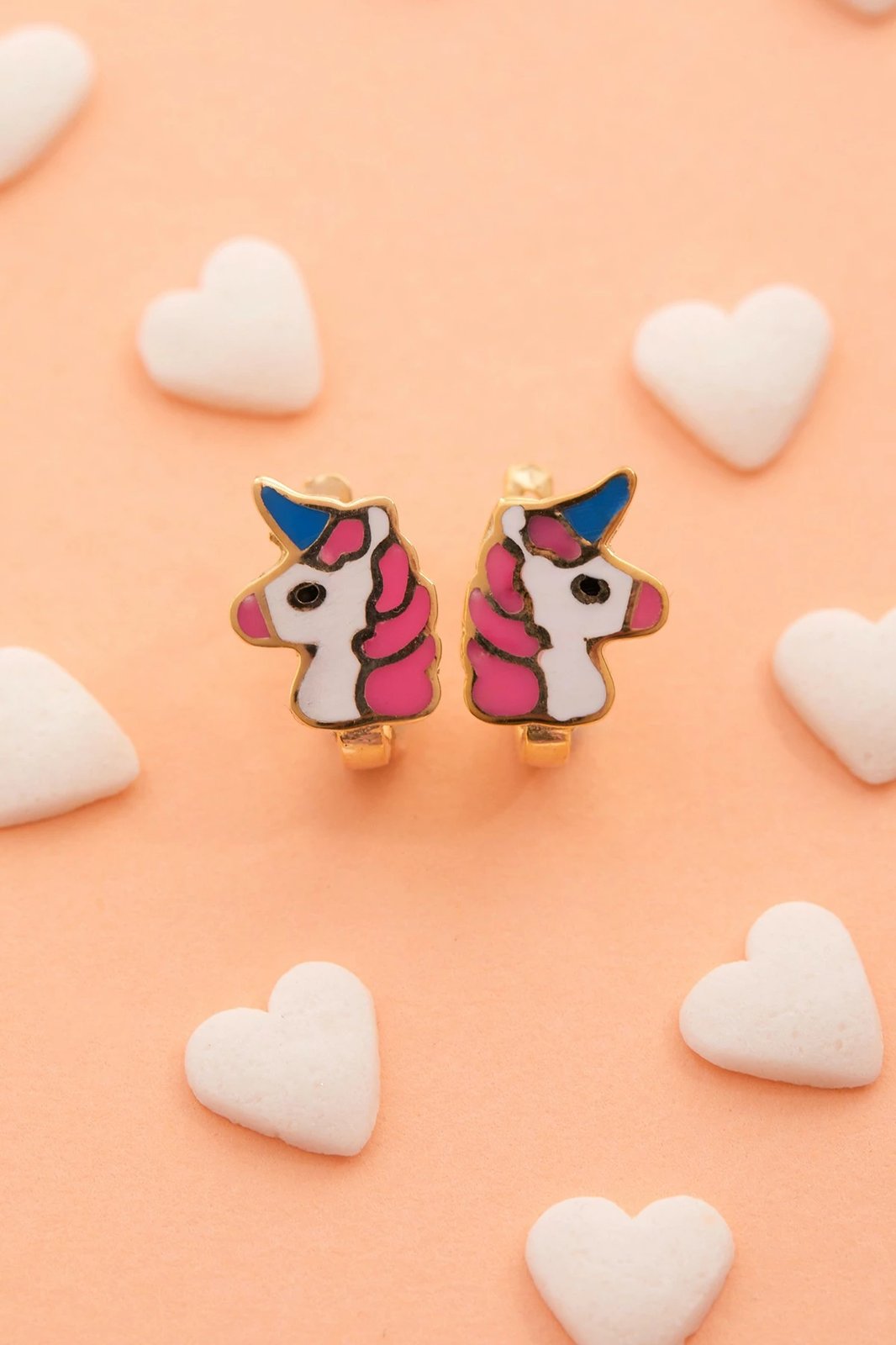 Vathë argjendi shumëngjyrësh, model njëbrirëshi, Elika Silver, CTELKYS60319