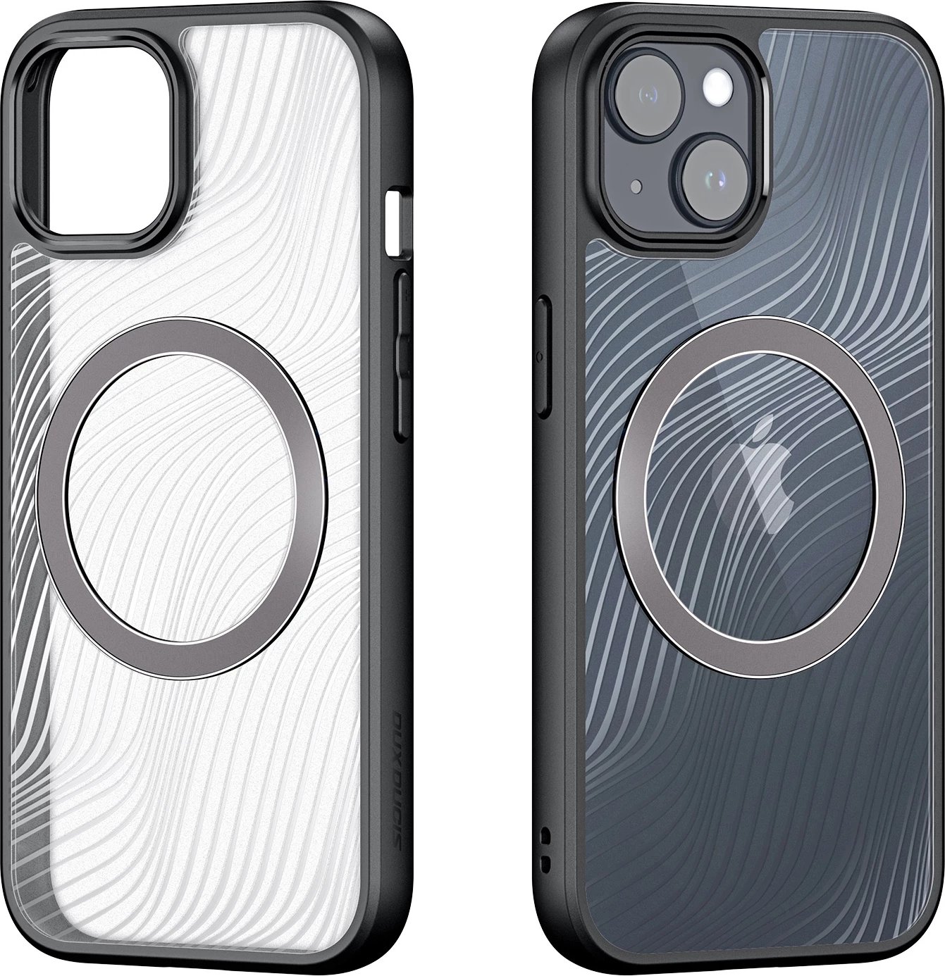 Mbështjellës Dux Ducis Aimo Mag për iPhone 15 Plus, MagSafe, i zi