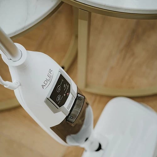 Mop me avull rrotullues, Adler AD 7052, 1300 W, depozitë 550 ml, 3 nivele avulli, kokë rrotulluese