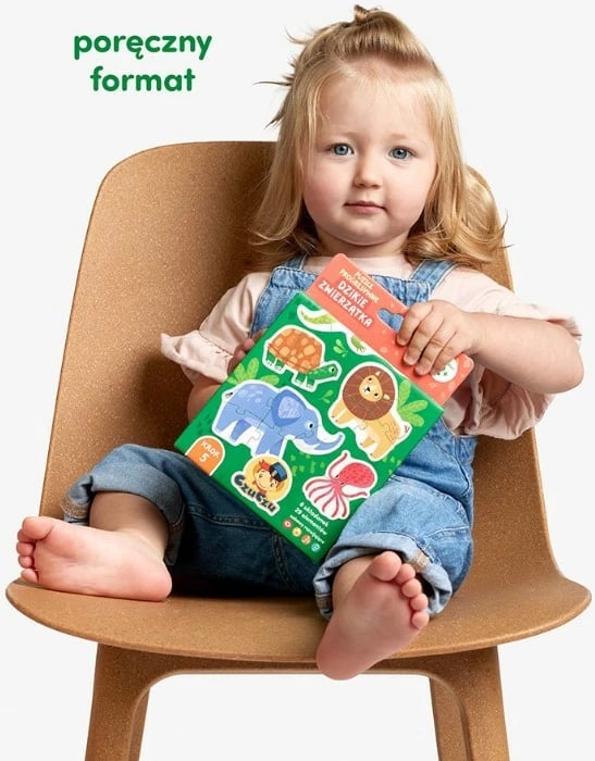 Pazëll progresiv për fëmijë CzuCzu Wild Animals, 29 pjesë, shumëngjyrëshe