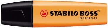 Theksues teksti, Stabilo BOSS Original 70/54, 5 mm, bojë me bazë uji, portokalli