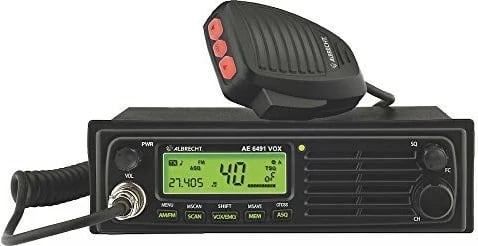 Radio CB Albrecht AE-6491 VOX, 40 kanale, 12/24V