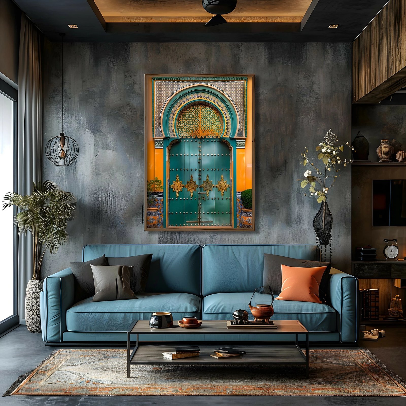 Pikturë dekorative me kornizë MDF, Wallity, GE120-L