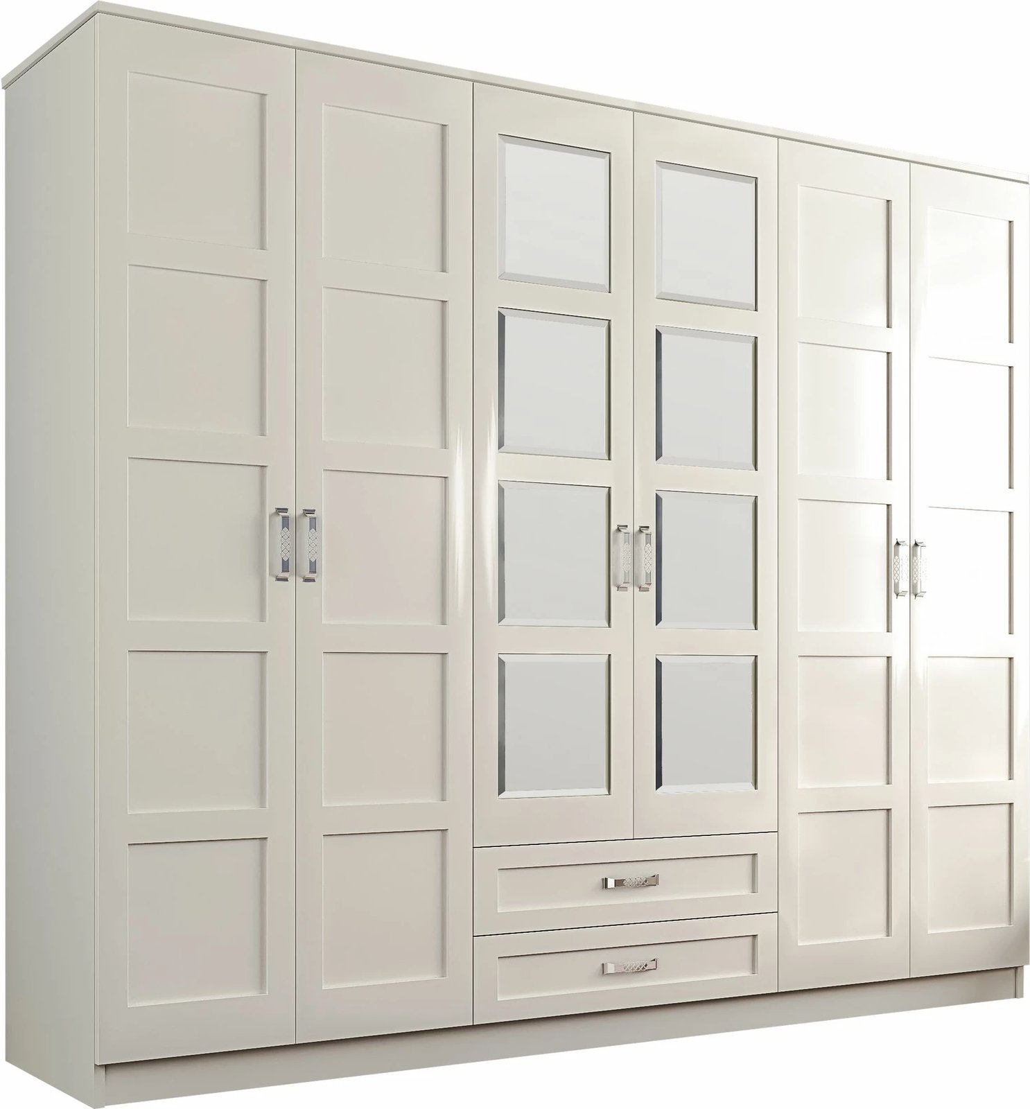 Dollap Skye Decor, Rb-053, ngjyrë e bardhë mat