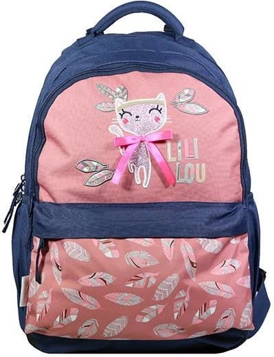 Çantë shpine Bagtrotter Lililou NEXT, H43x14x30cm, Rozë