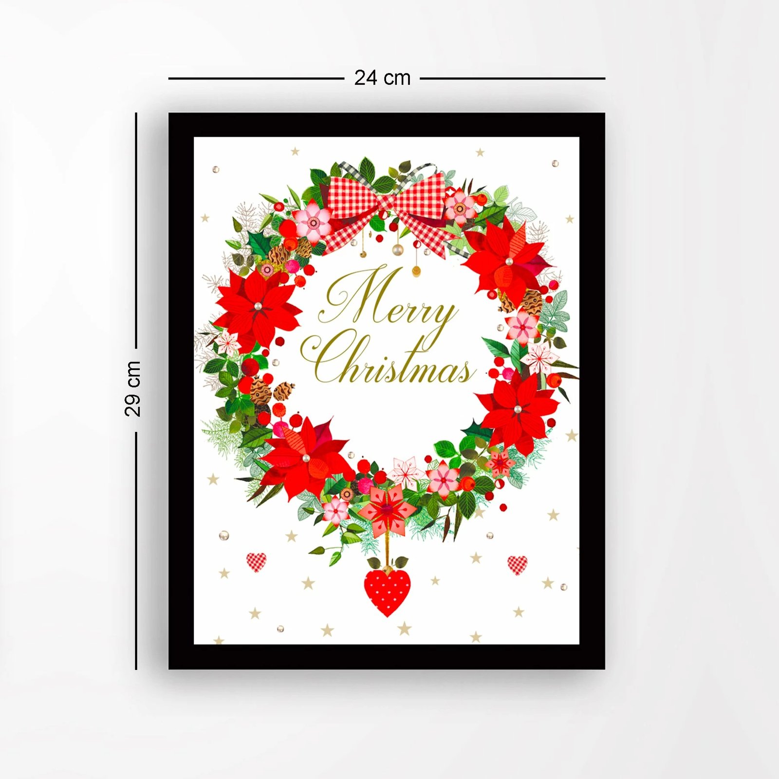 Pikturë dekorative me kornizë MDF, shumëngjyrëshe, Wallity, SC7436501593506, 24x29cm