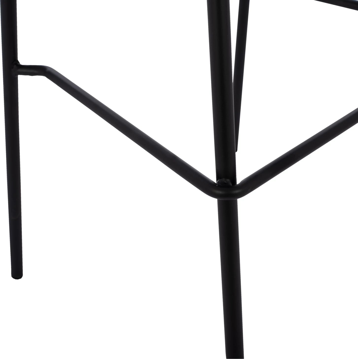 Karrige për bar VINCENT FH8579.13, kadife jeshile dhe kornizë metalike, 56.5x47x106 cm., set prej 4 copë