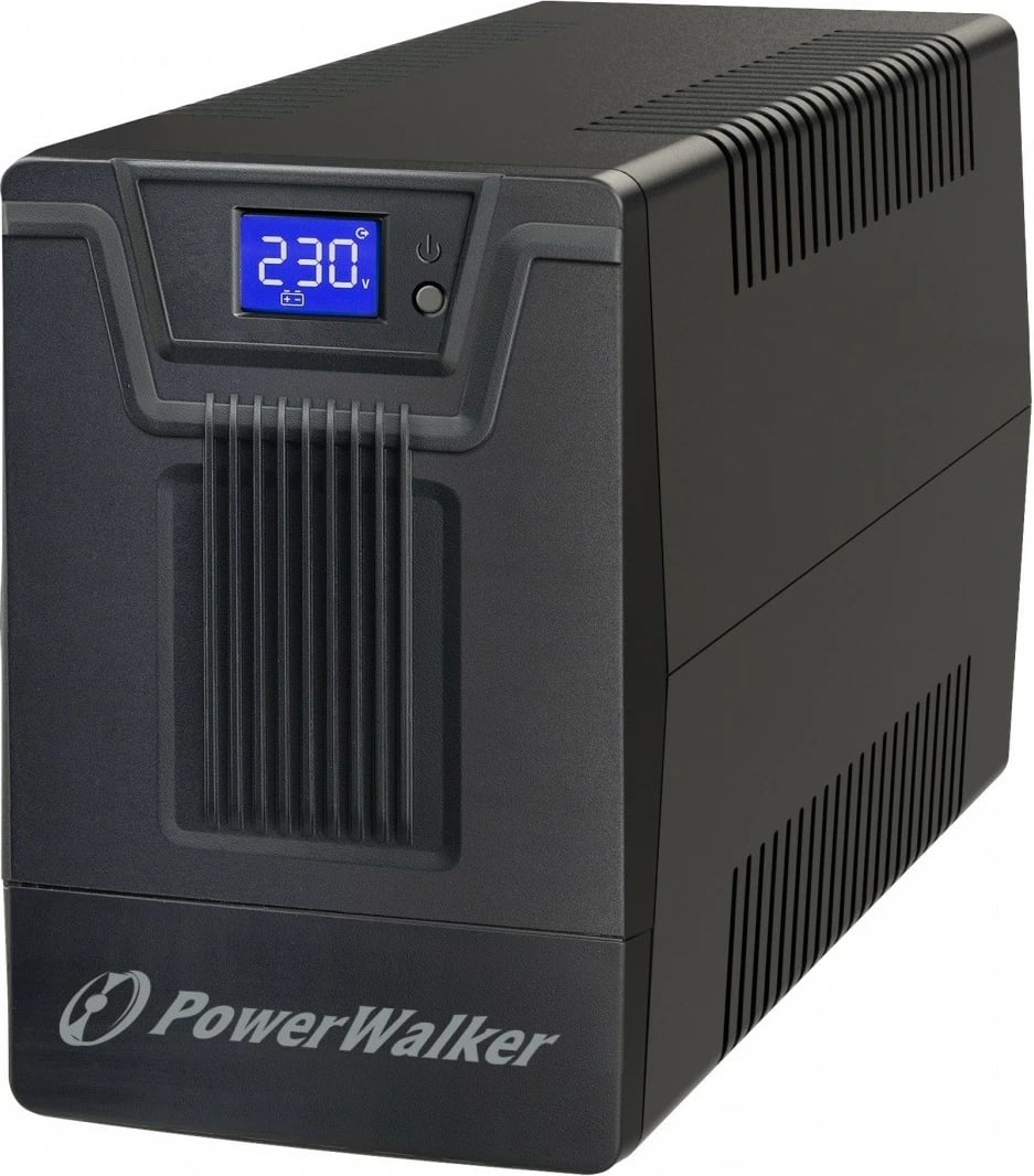UPS line-interactive, PowerWalker VI 1000 SCL FR, 1000VA 600W, 4x Schuko/FR 230V, RJ11/45, USB, LCD, e zezë