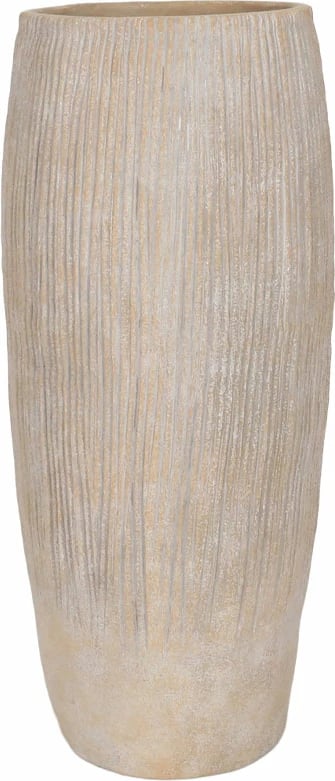 Vazo KANSO, qeramike, ngjyrë gri, 27.7x27.7x37cm