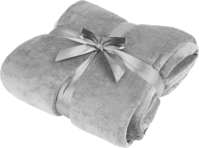 Batanije fleece Teesa TSA8902-1, 200x220 cm, Gri