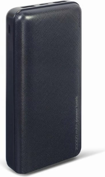 Power bank Gembird PB20-02, 20000 mAh, e zezë