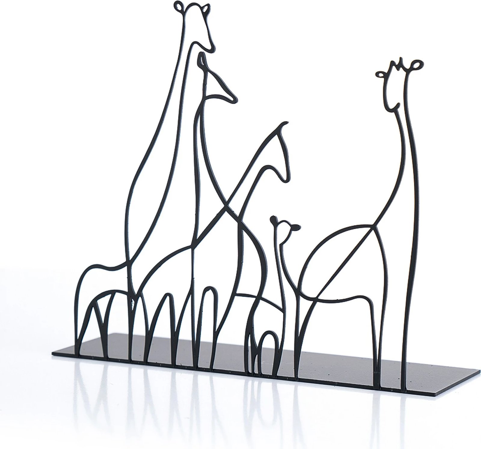 Objekt dekorativ Aberto Design, Giraffa, ngjyrë e zezë Objekt dekorativ Aberto Design, Giraffa, ngjyrë e zezë