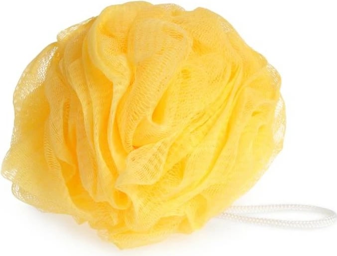 Lule dushi Calypso Junior Extra Soft, super e butë, me efekt shkumëzimi, me lidhëse varëse, e verdhë