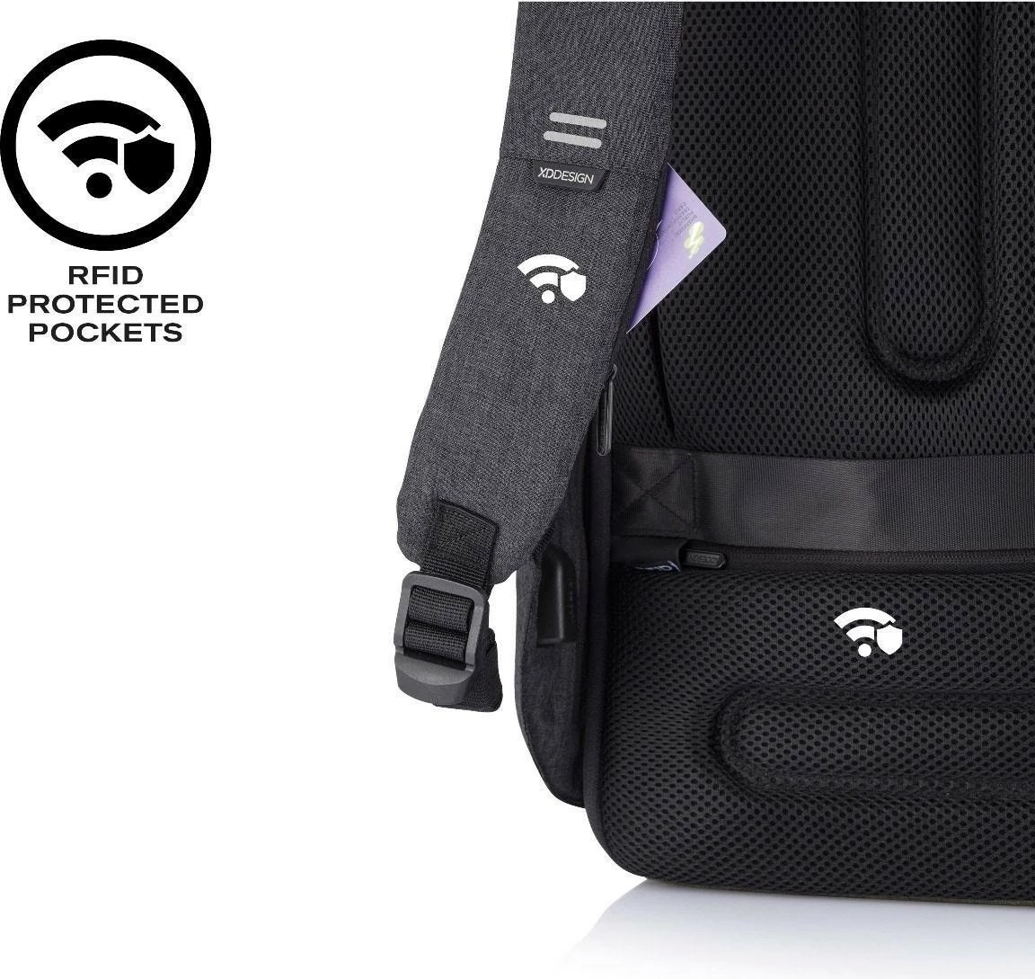 Çantë shpine anti-vjedhje XD DESIGN BOBBY HERO REGULAR, 16L, e zezë Çantë shpine anti-vjedhje XD DESIGN BOBBY HERO REGULAR, 16L, e zezë