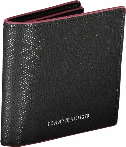 Portofol lëkure për meshkuj Tommy Hilfiger, e zezë