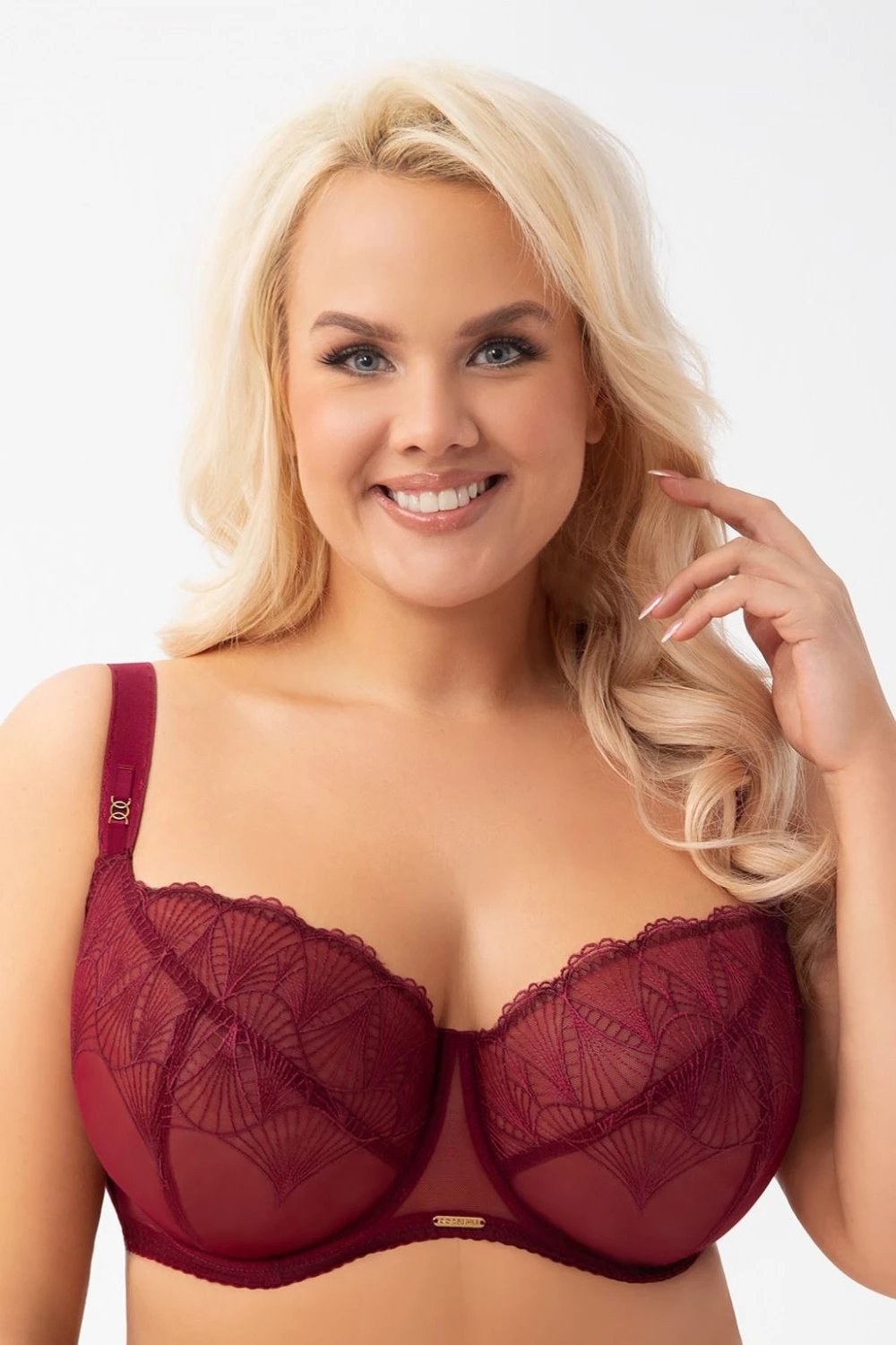 Sutjenë Gorsenia Lingerie 218310 femra, e kuqe