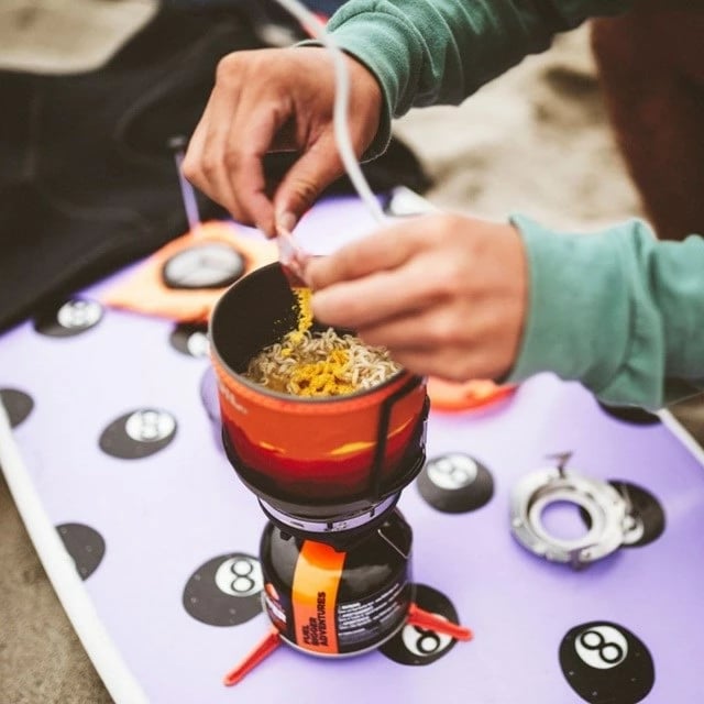Soba portabile Jetboil MiniMo, 1000 ml, Sunset, për kamping