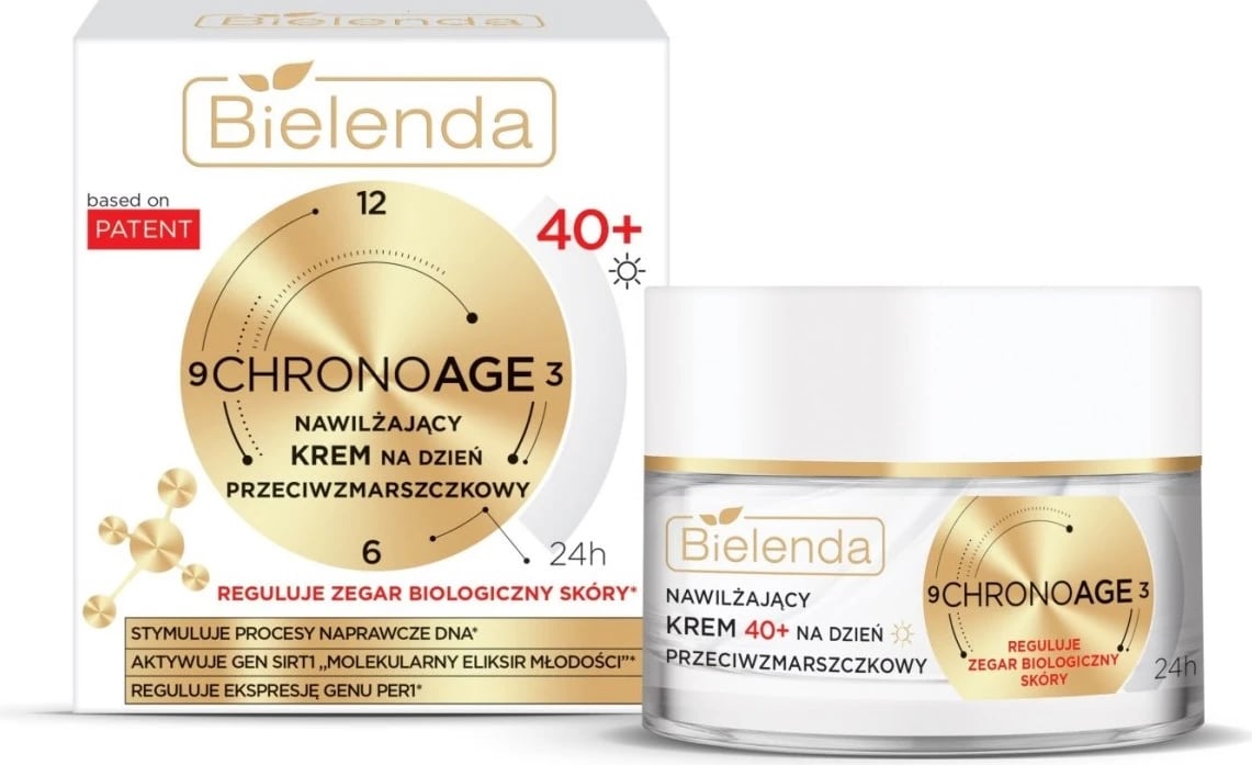 Krem dite anti-rrudhë për femra Bielenda Chrono Age Moisturizing Anti-Wrinkle Day Cream 40+, 50ml