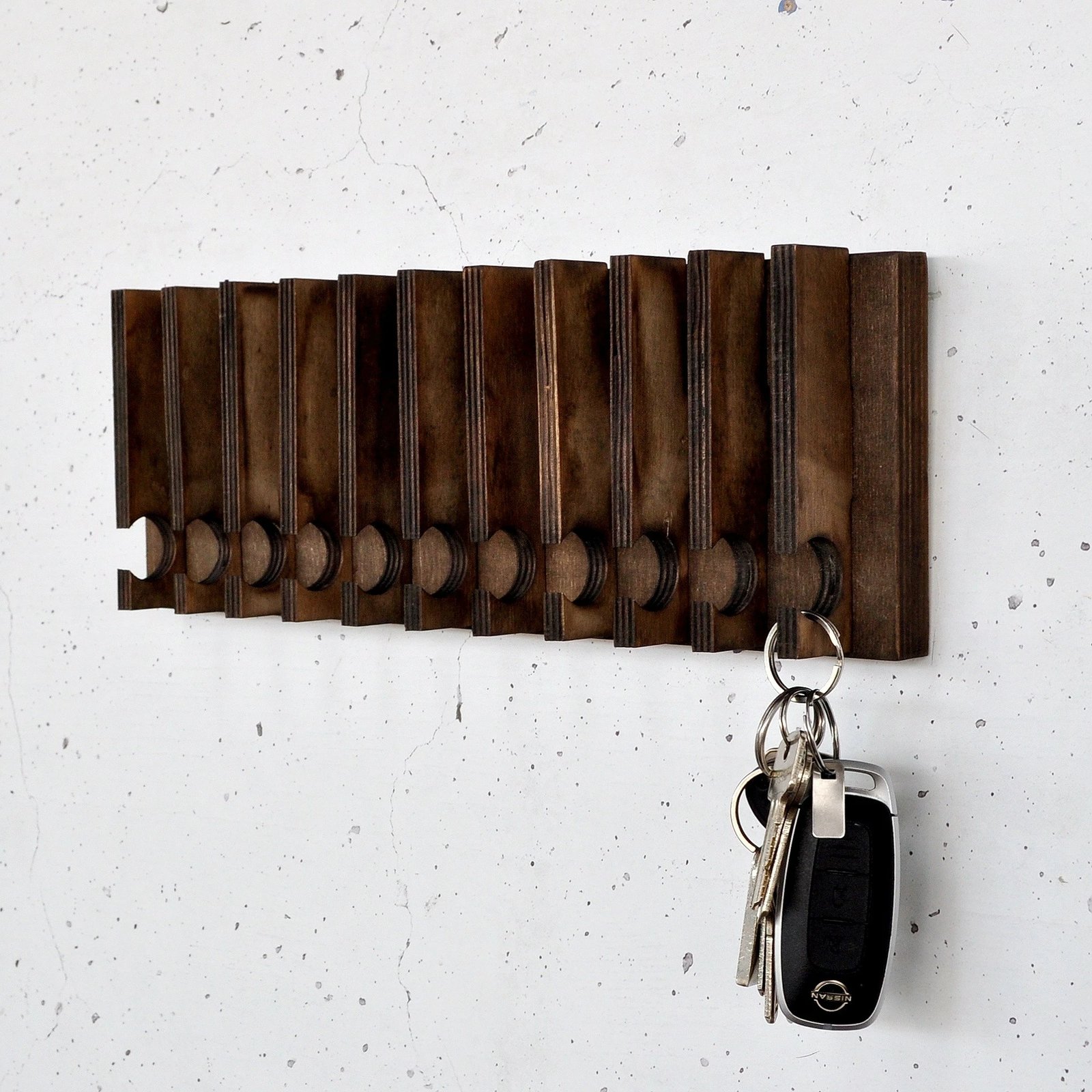 Raf dekorativ prej druri për mur, Skye Decor, Raf290