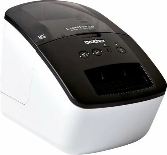 Printer etiketa Brother QL-700, USB, 93 etiketa/min, Bardhë & Zi
