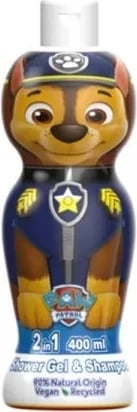 Xhel dushi dhe shampon 2-në-1 për fëmijë Air-Val Paw Patrol Chase 400ml