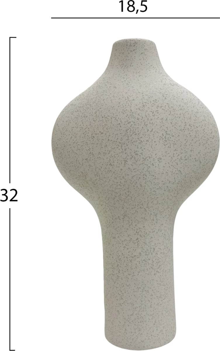 Dekor abstrakt qeramike, ngjyrë e bardhë, ARKEN FH4621.01, 18.5x8.5x32H cm Dekor abstrakt qeramike, ngjyrë e bardhë, ARKEN FH4621.01, 18.5x8.5x32H cm