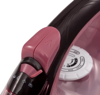 Hekur, Adler MS 5028, 2600 W, shollë qeramike, shpërndarje avulli 60 g/min, rozë