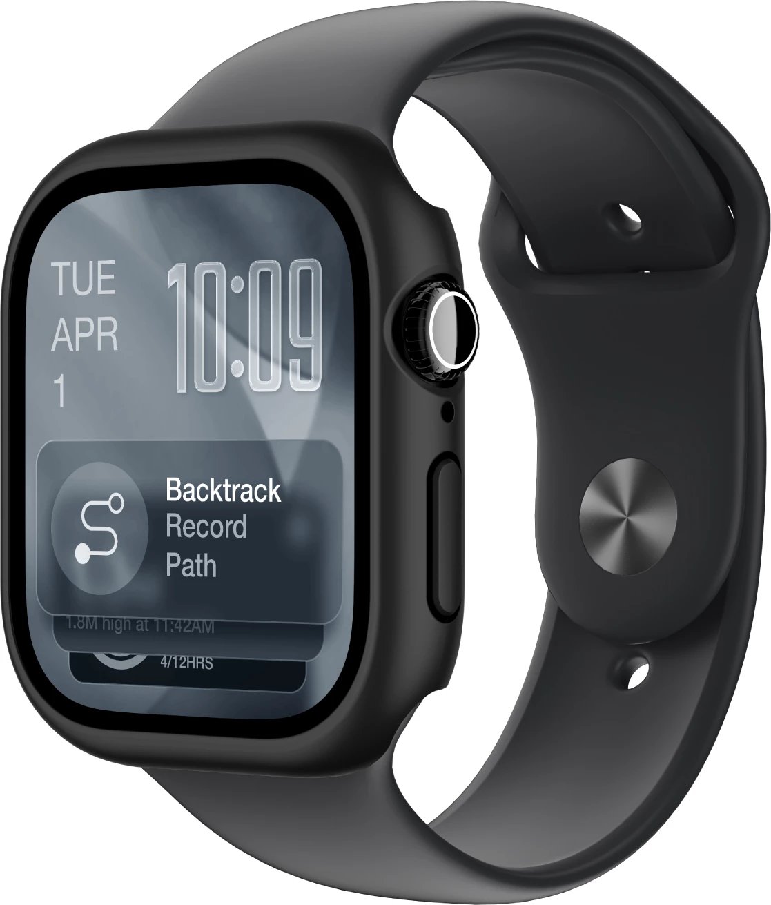 Mbështjellës smartwatch, AmazingThing Minimal, për Apple Watch Series 11 46mm, plastik, i zi