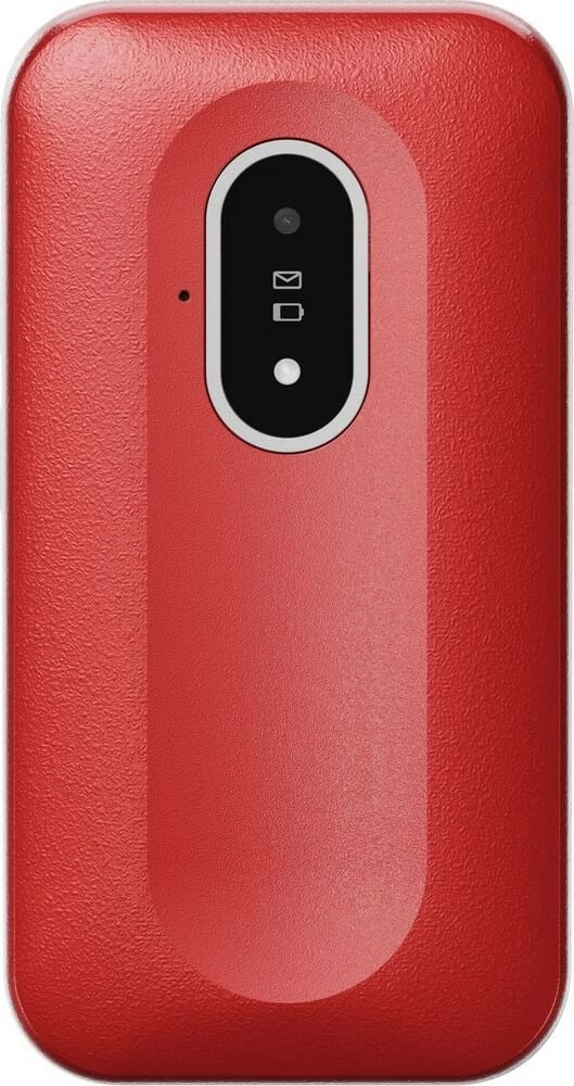 Celular Doro Leva L20, Clamshell, 2.8", 2 MP, 1150 mAh, Kuq, Bardhë