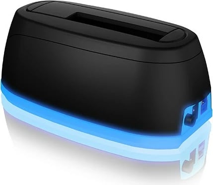 Docking station IcyBox IB-1124L-C3 për SSD/HDD 2.5"/3.5", USB 3.0, e zezë