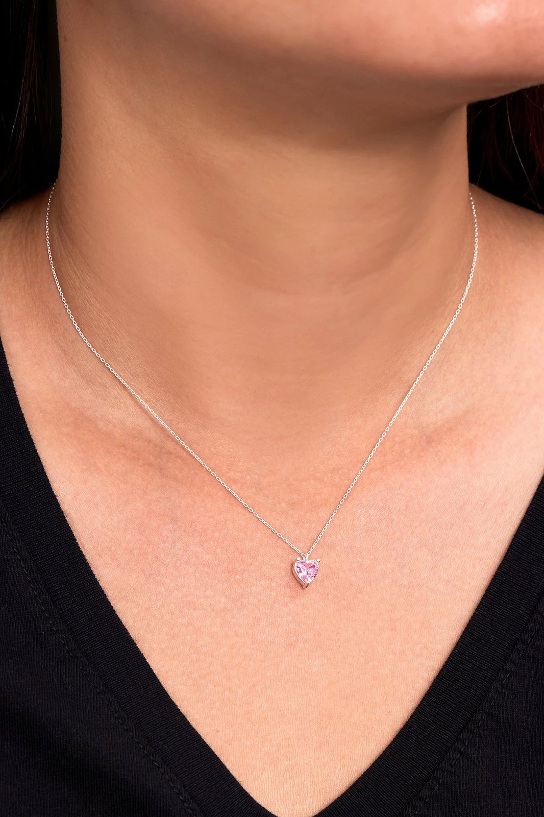 Qafore argjendi Elika Silver, ELKAB92244, rozë