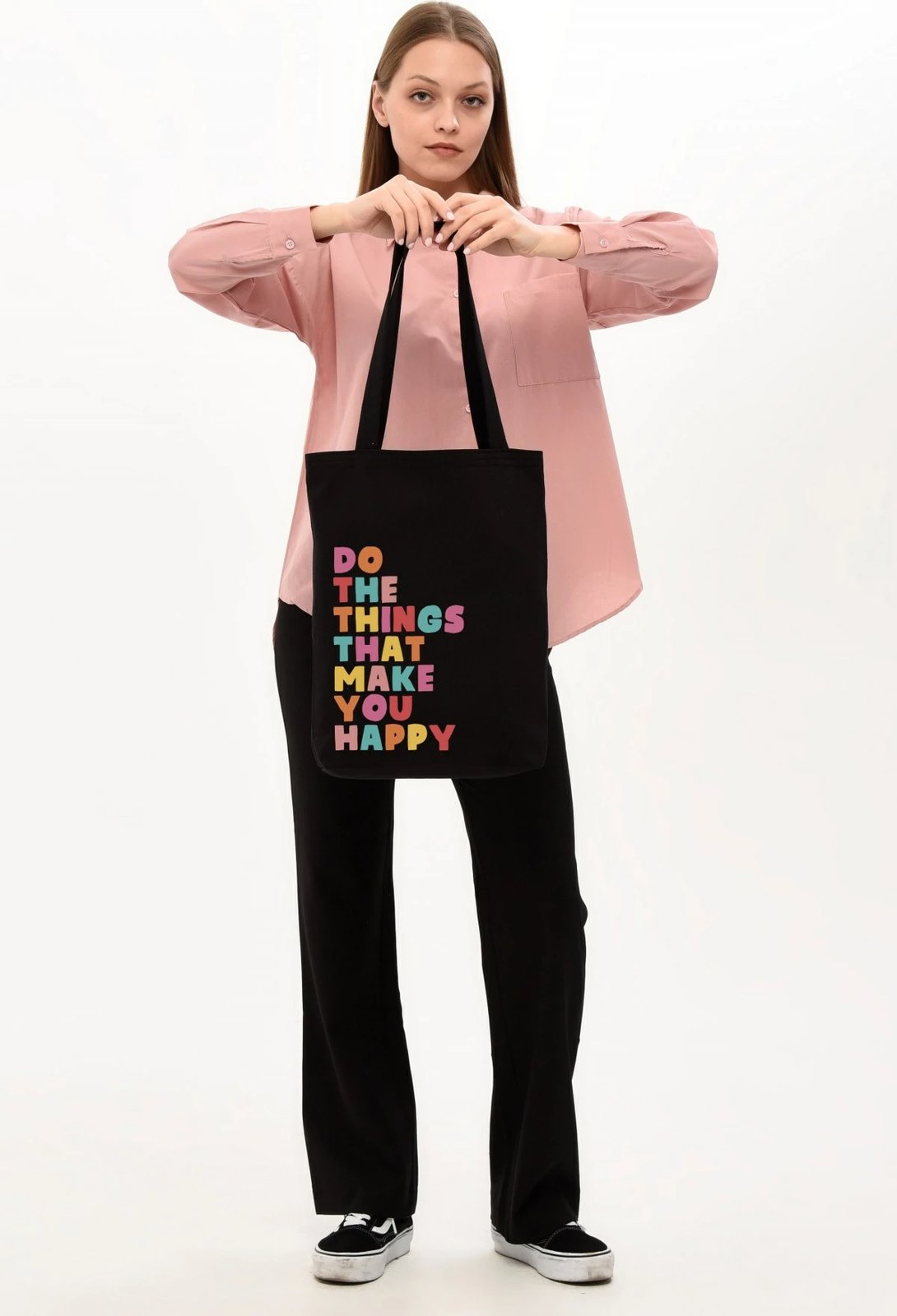 Çantë tote Zoozie Bags, 1473, e zezë, 35x40x8cm