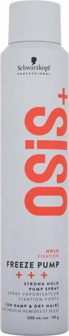 Sprej për flokë Schwarzkopf Professional Osis+ Freeze Pump Strong Hold Pump Spray për femra 200ml