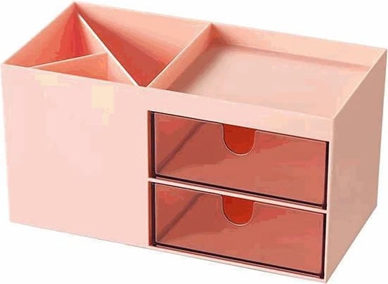 Organizues NEXT me 6 ndarje, plastikë cilësore, Rozë